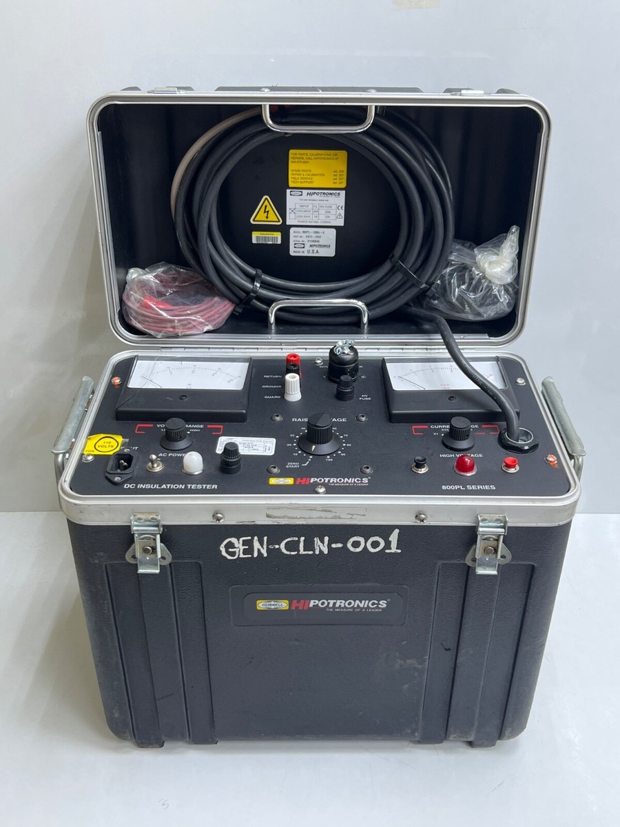 Hipotronics 880PL-10mA-A 80 kV DC Hipot Tester. 10 mA. | eBay