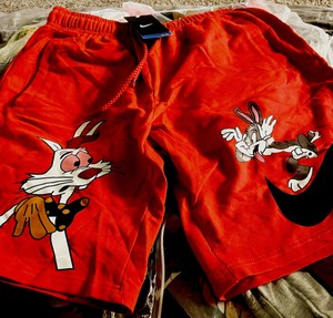 bugs bunny nike sweat shorts