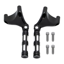 FOR 04-13 HARLEY SPORTSTER XL883 XL1200 REAR PASSENGER FOOT PEGS FOOTRESTS MOUNT