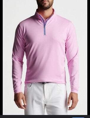 Peter Millar Sweater Size M Pink Pullover Lightweight Element Rolex Daytona
