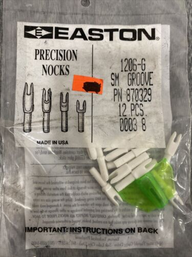 Easton Archery 1206-G Sm Groove 12 Pack White - Picture 1 of 3