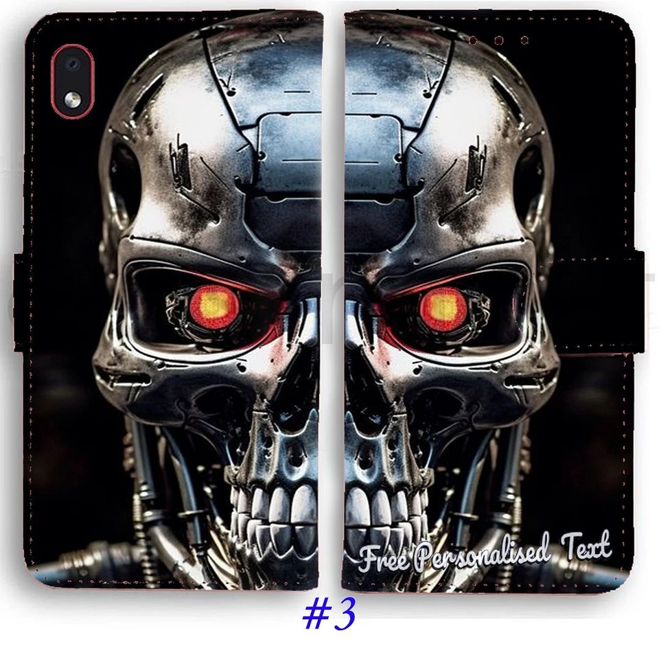 Cubierta de teléfono de texto personalizada para Sony Xperia XZ/XA/X/Z3/Z5/M4 Series - Calavera Foto 4 de 4