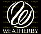Weatherby Firearms - Hunting/Outdoor Sports - Vinyl Die-Cut Peel N' Stick Decal