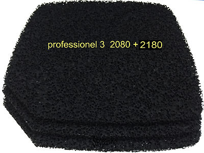 3 X Steppan Filter passend für EHEIM professionel 3  Aktiv Kohlematte 2080, 2180