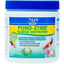API Pond-Zyme Sludge Destroyer 8oz Pond Cleaner Reduces Koi Fish Waste Build Up