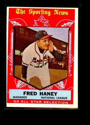 1959 TOPPS #551 FRED HANEY N.L. MANAGER NRMINT(OC) E07074