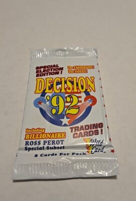 1992 Decision Special Election Edition Sealed Trading Card Pack