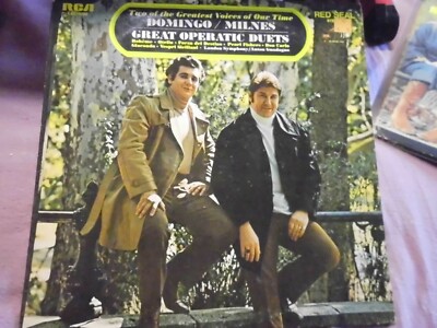 Domingo  Milnes (1024)    Great Operatic Duets 1971 RCA Red Seal    LSC-3182 US 
