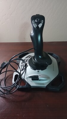 Logitech Extreme 3D Pro USB Joystick - Black/Silver Tested And Working. See Pics