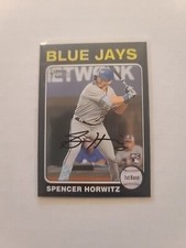 2024 Heritage Spencer Horwitz RC #452 SP Black Border Parallel Blue Jays *ERROR*