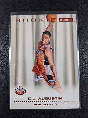 2008-09 Skybox Ruby DJ Augustin RC #/50   RARE! Red SP #209 Rookie Bobcats 