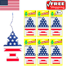 Little Trees Hanging Car and Home Air Freshener, Vanilla Pride Scent- Pack of 6.