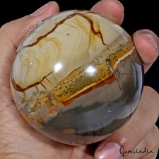 2640 CT Natura Las Agat Heling Kryształowa kula mineralna ze stojakiem
