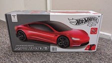 2023 Hot Wheels Tesla Roadster Remote Control RC 2.4 Ghz 1:10 Toy Car Rare