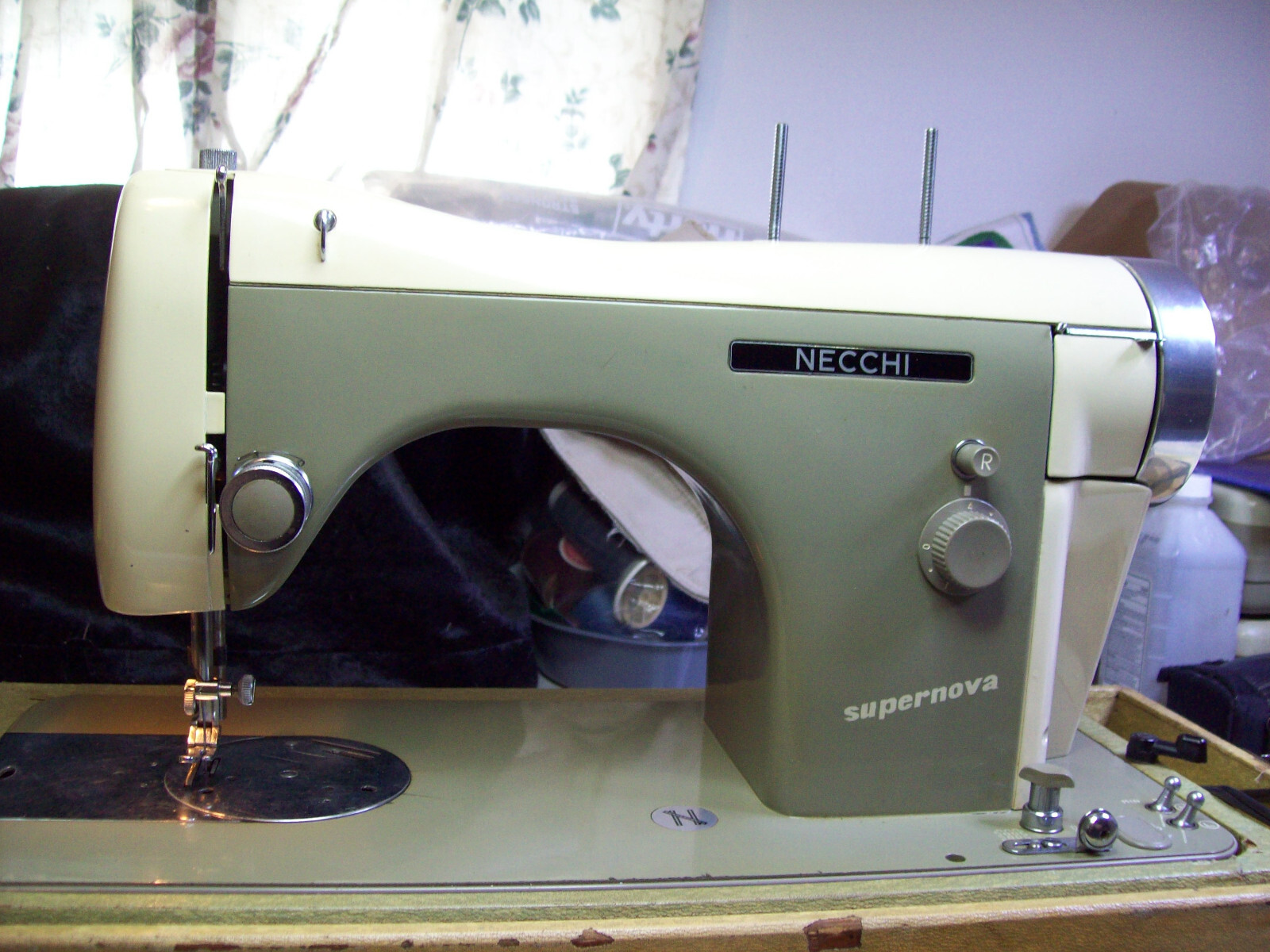 Vintage Necchi supernova bf sewing machine ,with manual eBay