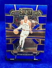 2023-2024 Select Basketball 87 Victor Wembanyama Blue Base Rookie Card Spurs ROY