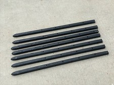 Sandbaggy  Square Steel Concrete Form Stakes w/ Nail Holes - Rebar Pin