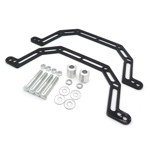 HongK 2003-2007 Polaris Predator 500 Black Front Suspension 4" Lowering Kit - Picture 6 of 7