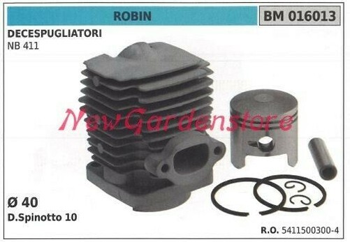 Kit Complet Joints + Filtre + Bougie Pour Débroussailleuse Robin NB411 – Cylindre Piston 2 Temps, Admission, Carburateur