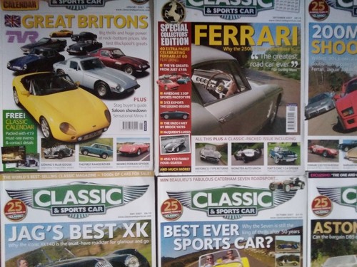 Classic and Sports Car magazine. x11 issues. Year 2007. Missing August issue. - Picture 2 of 4