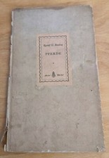 Pferde by Rudolf G. Binding (hardcover)