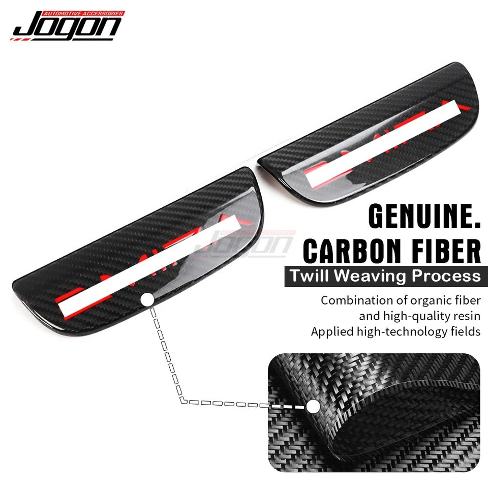 Placa de asiento interior decoración moldura para Lotus Emira V6 2022 2023 24 fibra de carbono seca Foto 2 de 4