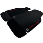 Floor Mats for Porsche 911 Classic 1963-1989 Black LHD Carpet Custom Logo