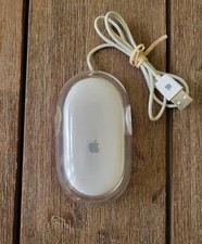 Apple M5769 Wired Optical USB Mouse White / Clear Vintage Original Apple Genuine