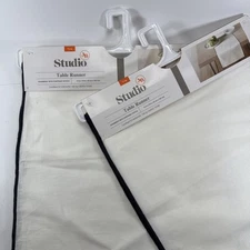 2 Bed Bath and Beyond Coconut Milk Table Runners 14 X 72