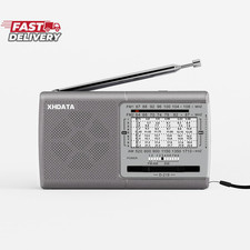 XHDATA D219 Portable AM FM Shortwave Radio Battery Operated Small Great Receptio
