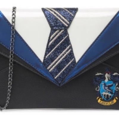 Danielle Nicole x Harry Potter Ravenclaw Uniform Clutch Purse With Chain NWT