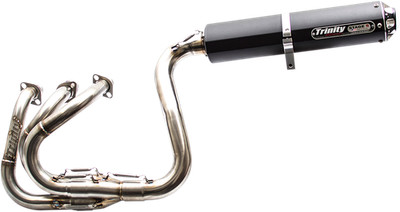 TRINITY RACING Stage 5 Exhaust System - Black TR-4155F-BK