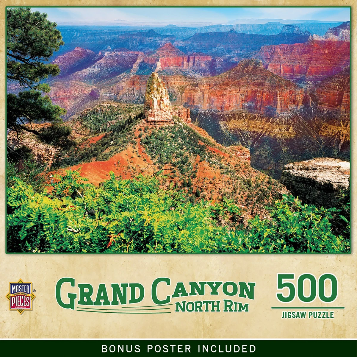 MasterPieces Landscapes Cardboard 500 - 749 Pieces Puzzles for