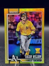 2026 Topps Series 1-Jacob Wilson #240 Yellow Rainbow /399