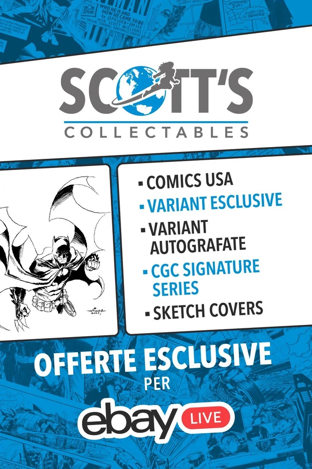 LIVE 🔥 BATMAN SPECIAL | Comics Americani | Sketch Covers, Variant e CGC 💣