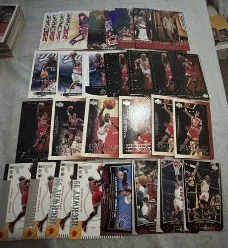 (250)MICHAEL Jordan Upper Deck Cards Lot Chicago Bulls with Inserts. Nice Lot