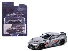 Pop Race PR640098B 1/64 Toyota Supra "DarwinPro 66G NWB" Gray