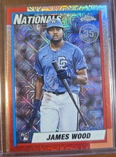 2025 Topps Update - 1990 Topps Chrome Silver Pack James Wood #U90C-30 (RC)