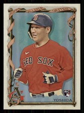 Masataka Yoshida 2023 Topps Allen & Ginter #269 Silver Portrait RC Red Sox