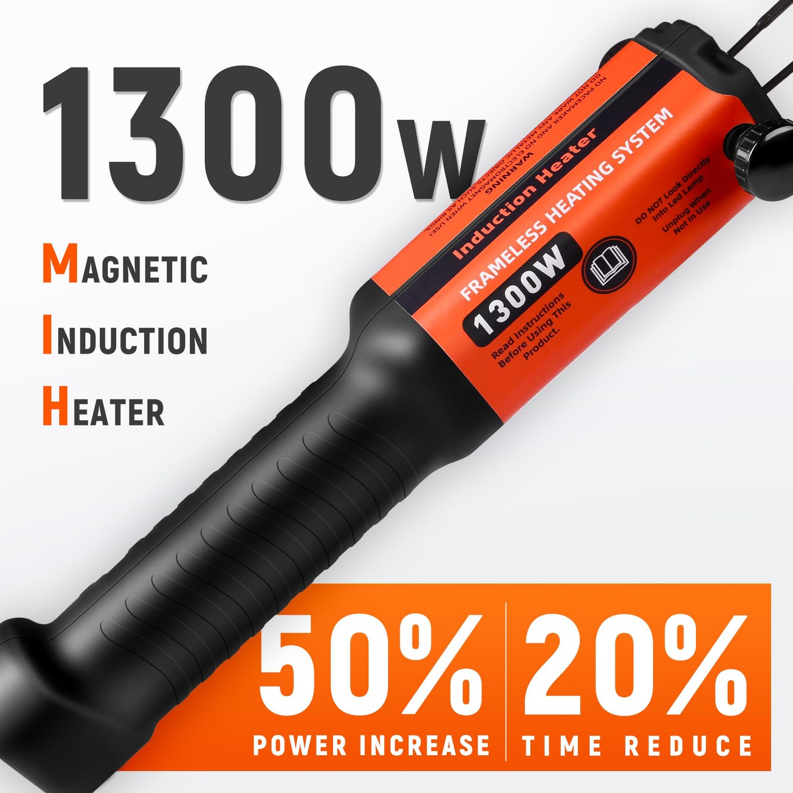 1200W Induction Heater Kit for Bolt Removal, 8 Coils, Handheld Tool