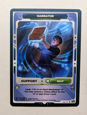 Narrator (Regular) 265/271, 1st Edition, Divine Chaos, VCard