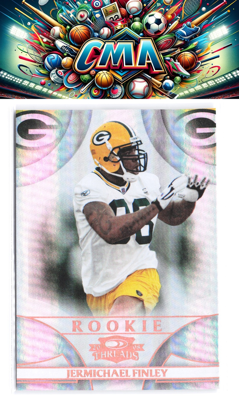 Jermichael Finley Donruss Threads #192 Bronze Holofoil