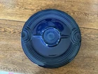 Fiesta Ware Cobalt Blue 12" Serving Hostess Tray Chip & Dip Homer Laughlin
