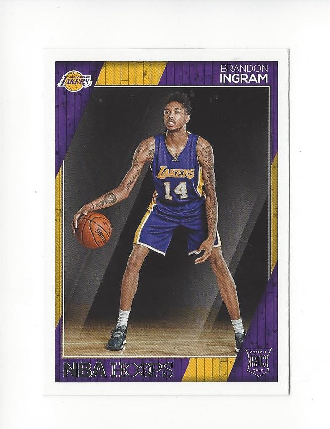 2016-17 Hoops #262 Brandon Ingram RC Rookie Lakers Pelicans