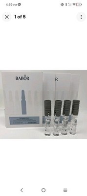 4 x Babor Hydra Plus Ampoule Serum Concentrate Dehydrated & Dry Skin Plumping