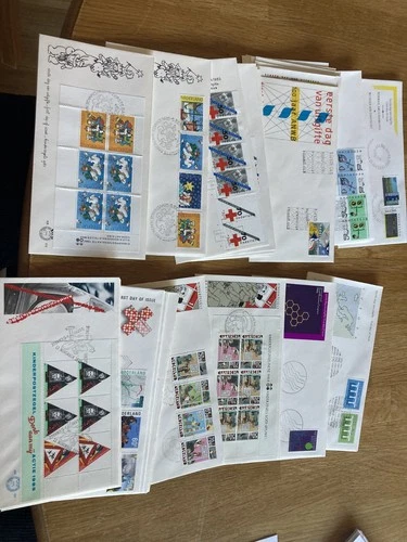Netherlands 40 all different FDC covers 4 whole years 1983-1986 complete tidy
