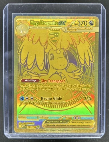 2026 Pokemon Ascended Heroes Mega Dragonite ex Hyper Rare #295/217