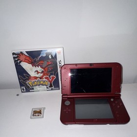 No charger no pen 3DS XL Red + Pokemon Y + Super Mario 3D Land +