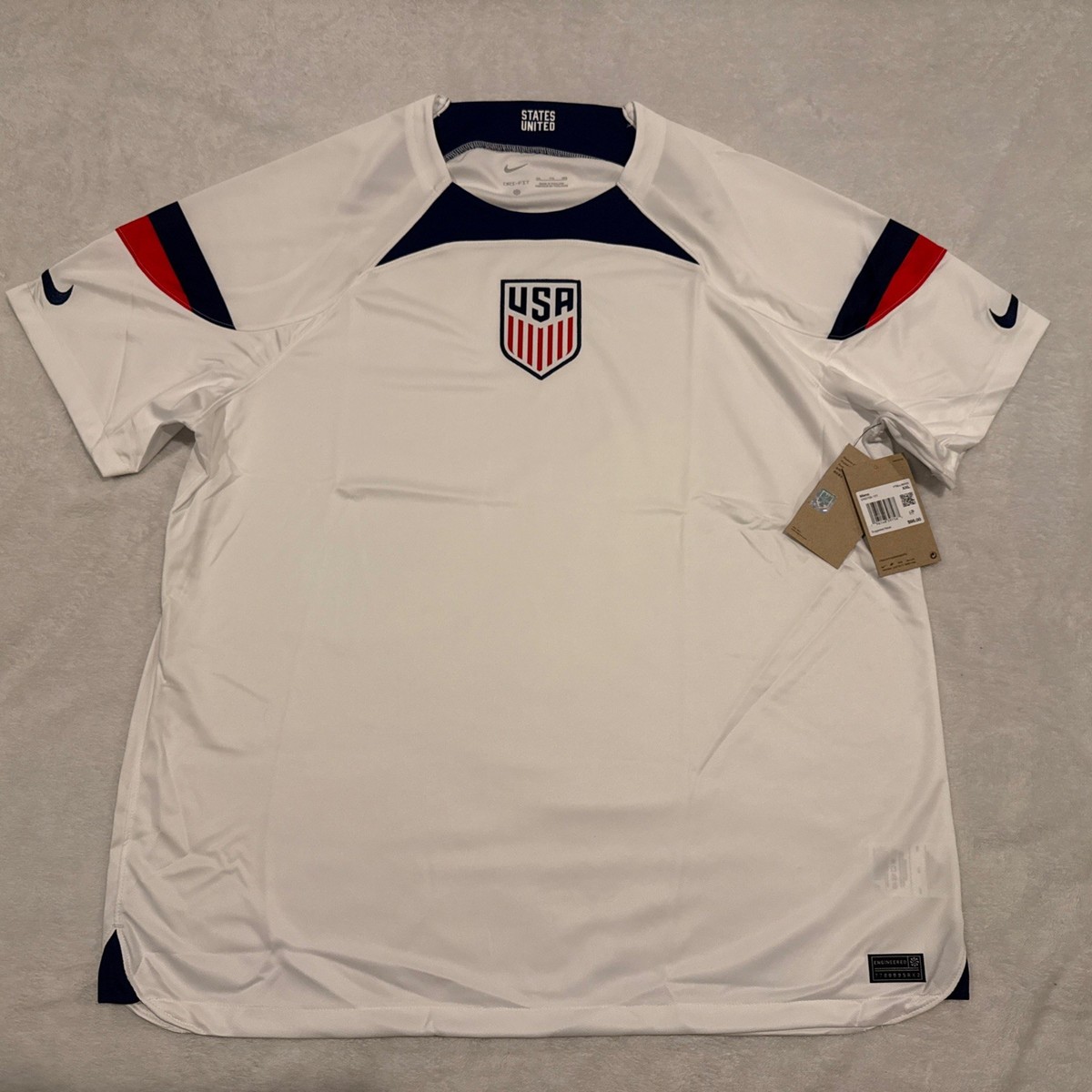 Nike アメリカンフットボールシャツ XXL 23 2022-23 Nike Men's United States Home Soccer Jersey XXL 2XL US