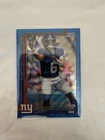 2025 Topps Chrome Football Jaxson Dart Blue Wave Refractor 107/150 Rookie RC